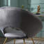 Fauteuil d'appoint en velours-1322290643