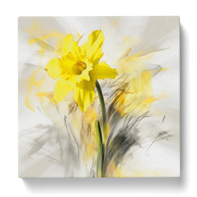 Daffodil Gestural - No Frame Print