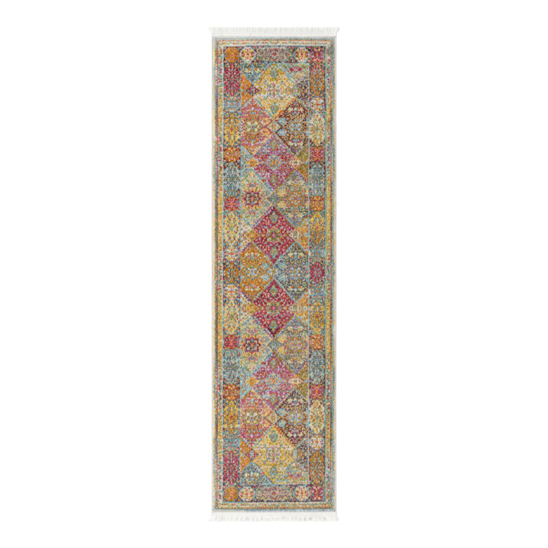 Folmar Geometric Indoor Rug, Runner 2' x 8'