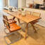 Prestine Ash Solid Wood Dining Table-820853855