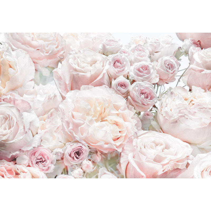 Panneau mural 8 panneaux L 8,4 pi x l 145,2 po Roper Spring Roses