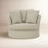Upholstered Swivel Barrel Chair