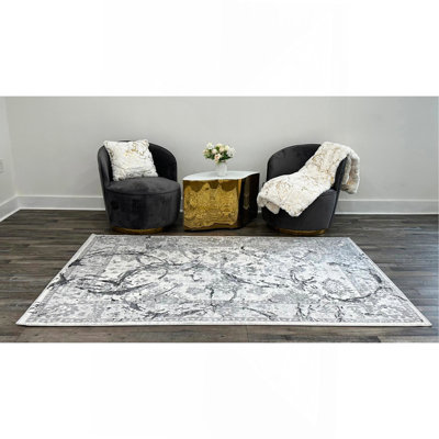 Tapis à motif abstrait Penina