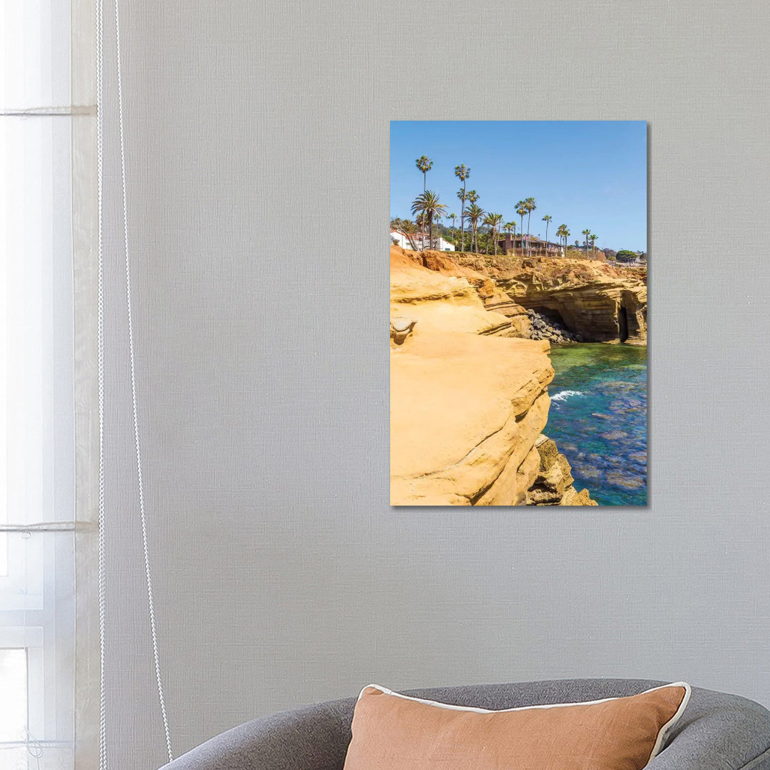 San Diego Sunset Cliffs by Melanie Viola - Wrapped Canvas Print