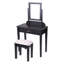Ensemble de coiffeuse avec tabouret et miroir