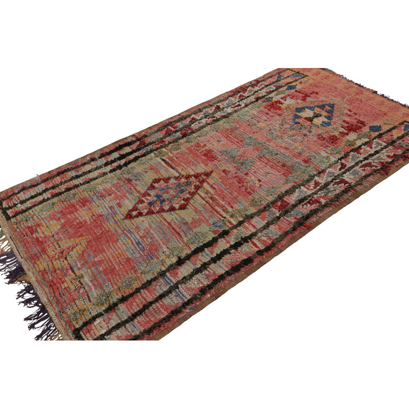One-of-a-Kind Rectangle 4'3"x8'3" Hand Knotted Area Rug
