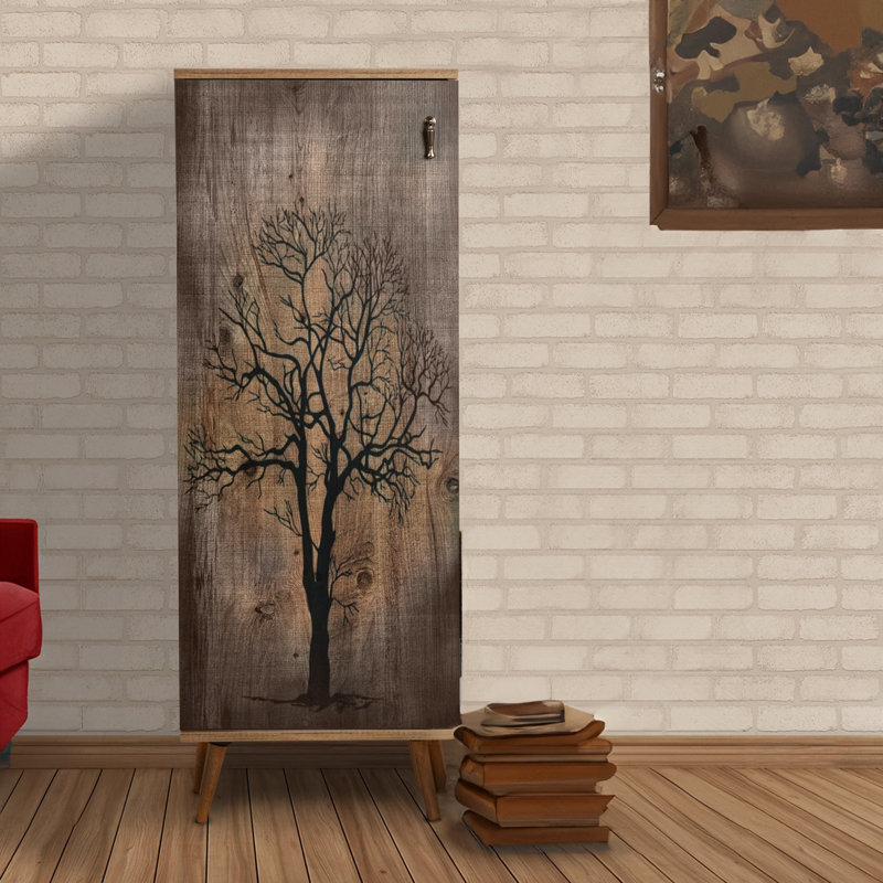 Layah 19.69'' Wide 7 - Shelf Storage Cabinet