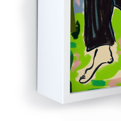 sandrapoliakov LISTEN TO THE SILENCE Framed Mini Art Print