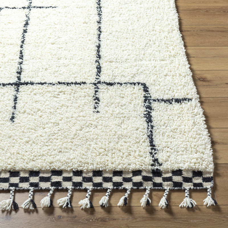 Keon Wool Abstract Indoor Rug, Rectangle 8' x 10'