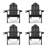Bickford Plastic Adirondack Chair-99306043