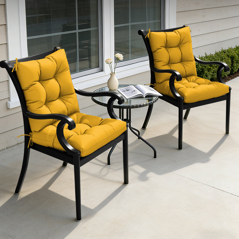 Indoor And Outdoor 5"  Seat/Backcushion, Yellow