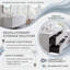 Meuble-lavabo simple mural 72 po avec plateau en résine intégré 72 po-1903207623