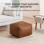 Repose-pieds rembourré chameau 16 po Florence-117301680