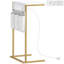 40cm W Engineered Wood Bedside Table