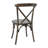 Norma Stackable Wood Cross Back Dining Chair-33388885