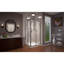 Cabine de douche à cadre coulissante 36 po x l 36 po x H 74 3/4 po DreamLine Cornerview-61798637