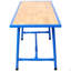 Banc de travail pliable, banc pour outils d'atelier, table d'assemblage de table de montage, capacité de charge de 660 lb, pour atelier, garage, bleu