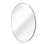 Miroir de salle de bain 39 po en métal argenté - verre de 4 mm de diamètre, bordure océanique ronde corrosion 39 po-2098161299