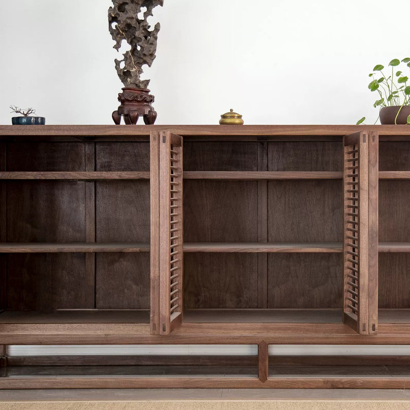 Buffet en bois massif 78,74 po