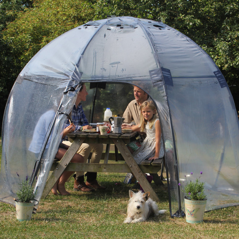 Calisce Greenhouse, 220cm H x 350cm W x 350cm D
