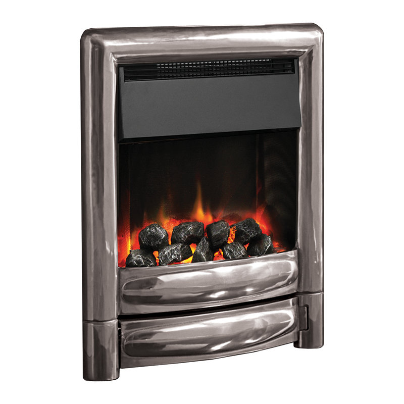 Emerson Belfry Heating 49.5cm W Electric Fireplace Insert, Silver