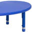 Table d'activité demi-lune en plastique pour enfants-7165794