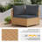 Briara 8 - Person Modular Patio Conversation Set with Cushions-1935883238