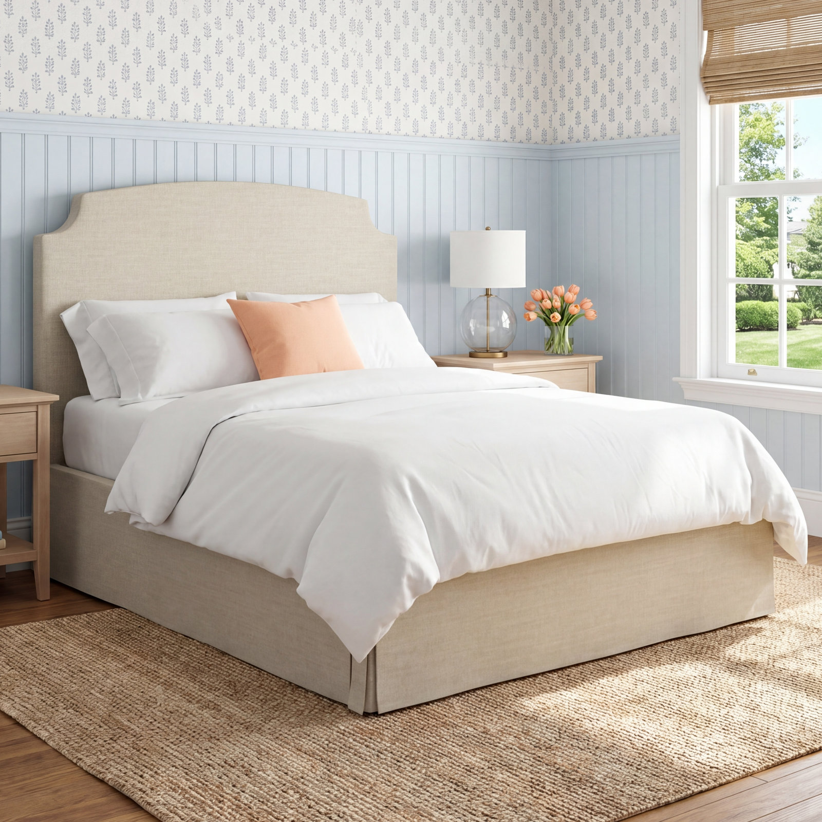 Dowling Platform Bed, Queen, Gray