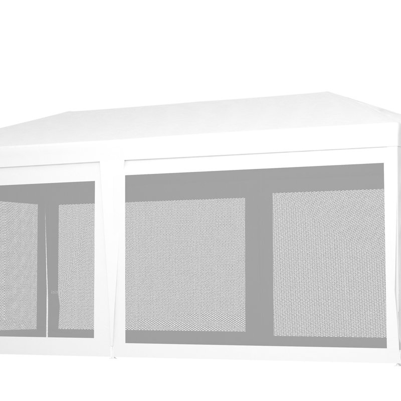 Abri pour réception Outsunny, Blanc, H 98,4 po x l 228 po x P 106,8 po