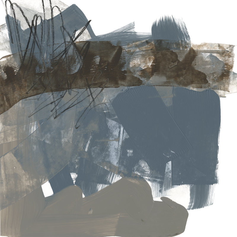 Neutral Arc II by Jennifer Goldberger - Wrapped Canvas Painting, 91cm H x 91cm W x 3.8cm D