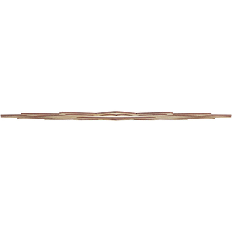 Médaillon de plafond en bois Daisy, H 40 po x l 40 po x P 0,38 po, Noyer blanc