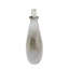 Bouteille en verre avec bouchon avec couvercle, 11,5 po x 5,5 po x 15,5 po, blanc / argent-632719213