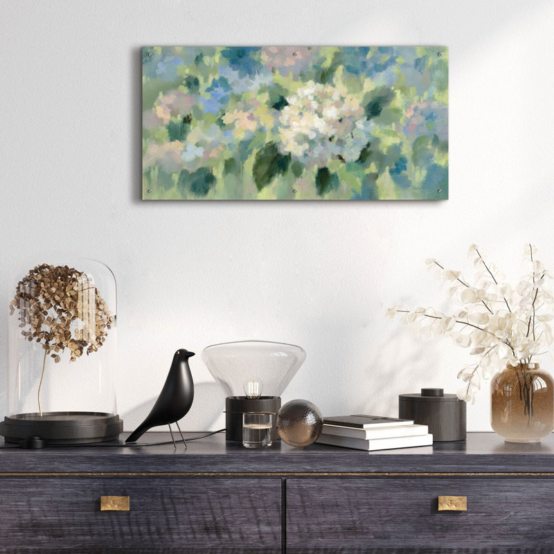 «Hydrangea Mosaic» par Silvia Vassileva, H 24 po x l 48 po