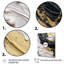 «Gold Black Spiral Illusions II», reproduction d'art abstrait en spirale-562135758-562135745