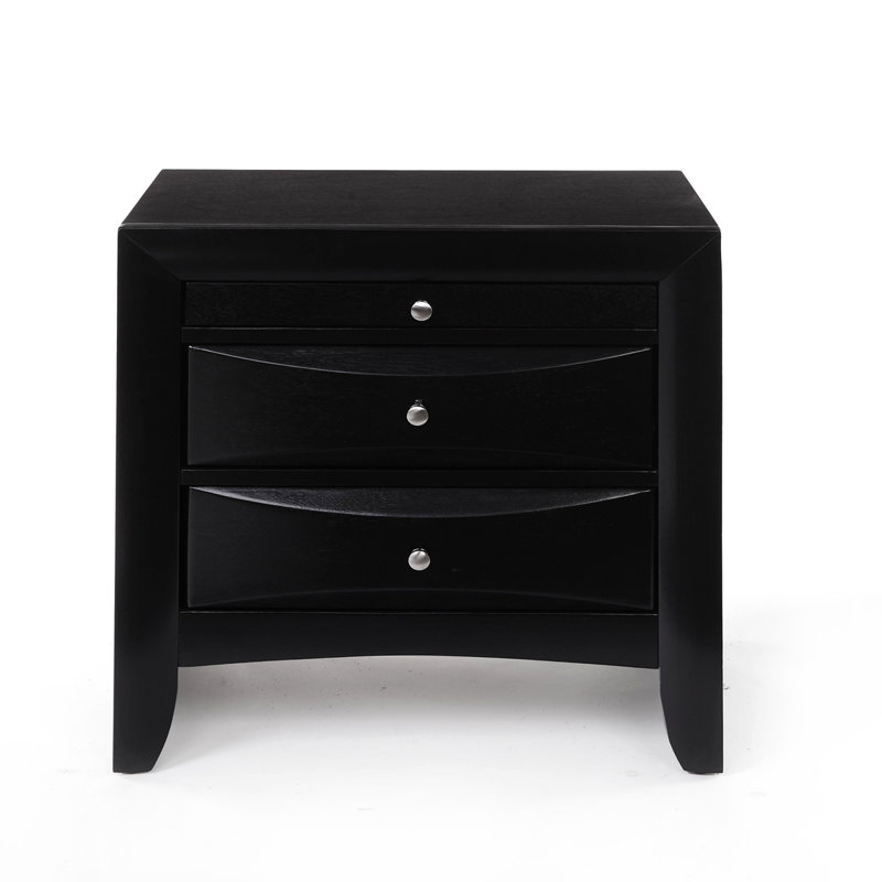 2-Drawer Nightstand With Tray