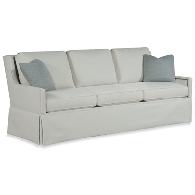 Avery 93" Square Arm Slipcovered Sofa with Reversible Cushions