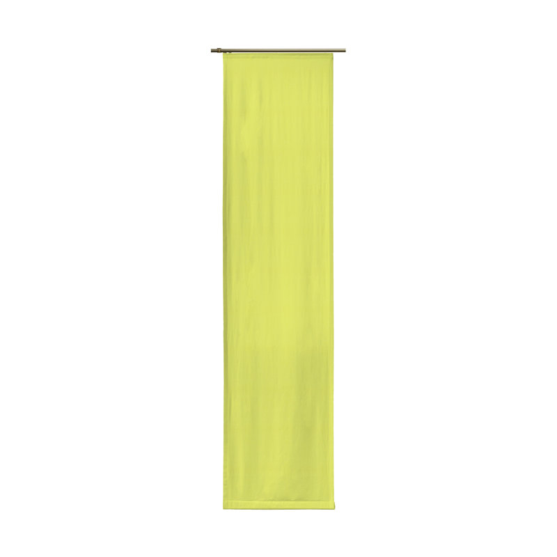 Room Darkening Sliding Panel Panel, 145cm H x 60cm W, Lime