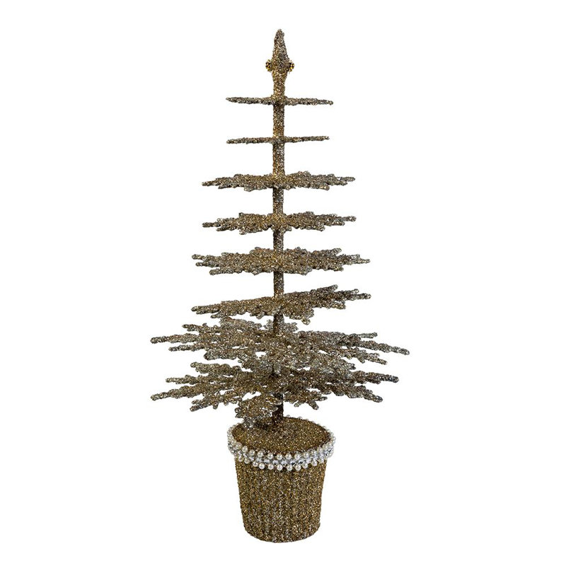 Pièce de table d'arbre glamour rétro