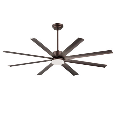 Ventilateur de plafond industriel de 72 pouces avec moteur PM CC et lumière