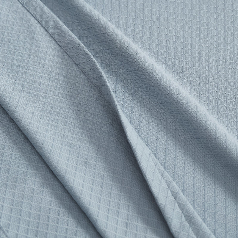 Couverture en coton Royal Velvet Dream, Bleu, 90" W x 90" L