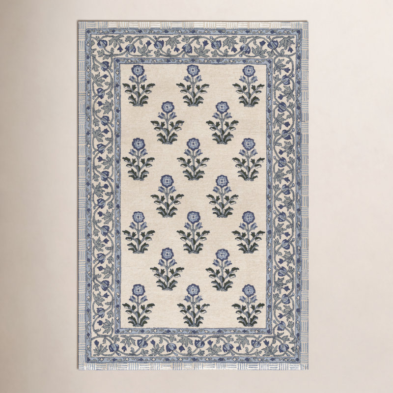 Alice Handmade Wool Rug, Rectangle 9' x 12'