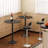 Round Bar Table, 35" Tall Pub Table, With Non-Slip Base For Narrow Space, Bar Height Table For Kitchen, Easy To Assemble, Black