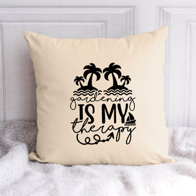 «Garden Lover» - Citation 95 - Coussin décoratif inclus