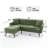 Jadier Mid-Century Modern 80" Chaise Longue Upholstered Sectional-1310002276