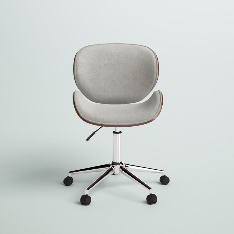 Sigler Adjustable Height Swivel Task Chair, Light Gray