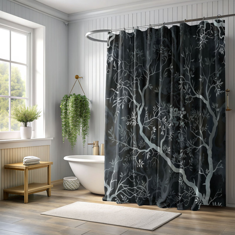 Rideau de douche Gothic Marigold - Premium, H 74 po x l 71 po