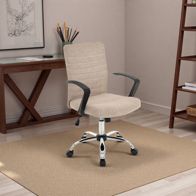 Chaise de bureau à haut dossier Kundra, Kaki