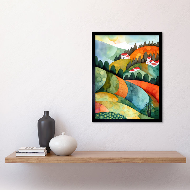 Countryside Of Florence Italy - Single Picture Frame Print