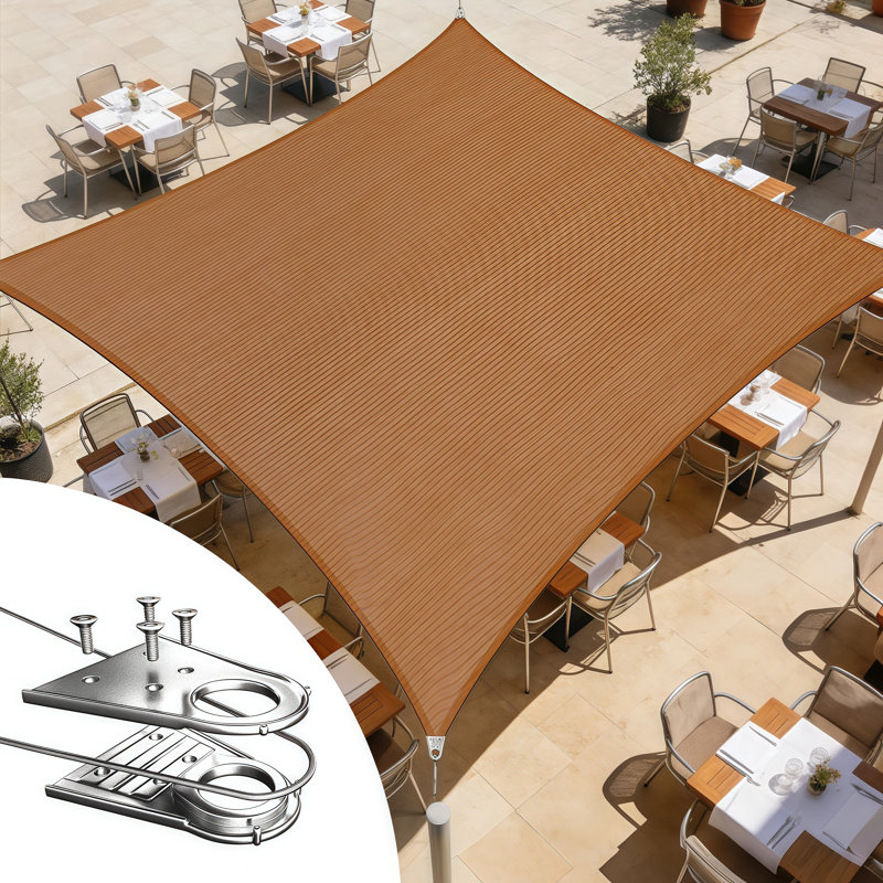 Voile royal Royal Shade, Brun, 16 pi x 16 pi