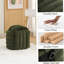 Repose-pieds en tissu Chenille-450309407